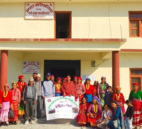 मष्टा गाउँपालिका-१ मा दुई दिने तरकारी खेती सम्बन्धी तालिम सम्पन्न